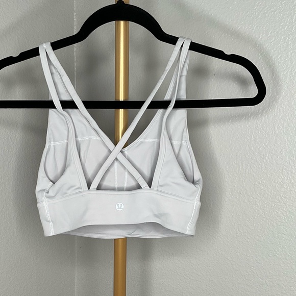 Lululemon In Alignment Longline Bra Light Support, B/C Cup Ocean Air - Picture 7 of 7